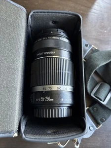 Canon EF-S 55-250mm F/4-5.6 IS Telephoto Zoom Lens - Picture 1 of 7