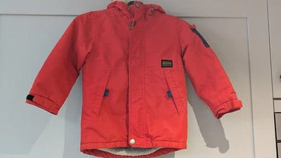Next Supply Boys Red Anorak Rain Coat Aged 4-5 Years - Image 1 of 4