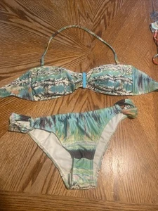 NWOT Raisins Swimwear Bikini Bottom Kelly Kini Mint Sz L - Picture 1 of 4