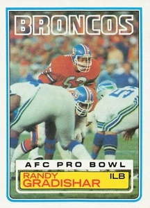1983 Topps Football Randy Gradishar Denver Broncos #262 - Picture 1 of 2