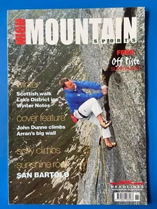 High Mountain Sport Magazine #226 November 2001 Cover Crux Second Pitch 582F - Imagen 1 de 2