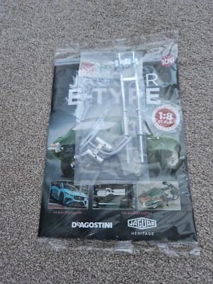 1/8 DEAGOSTINI BUILD YOUR OWN THE JAGUAR E-TYPE CAR ISSUE 100 INC PART - Image 1 of 2