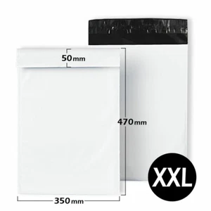 100 Versandbeutel Versandtaschen Plastik Beutel Folienversandtaschen 350x470 mm - Bild 1 von 8