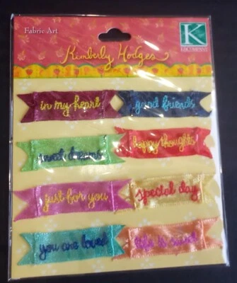 k&Company Fabric Art  by Kimberly Hodges Good sayings - Image 1 of 2