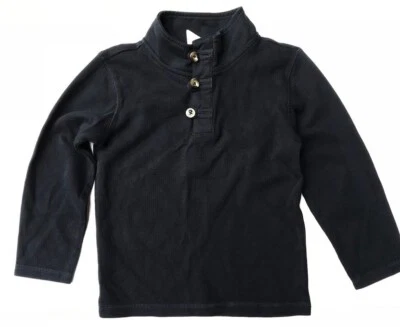 Boy's Crazy 8 Navy Blue 3 Button Pullover Sweater Size 5 - Image 1 of 4