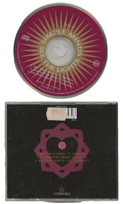 SIMPLE MINDS SEE THE LIGHTS RARE 3-TRACK-CD  SINGLE FROM EUROPE, BRAND NEW - Image 1 of 3