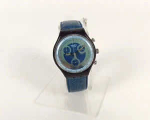 OROLOGIO SWATCH SWISS AG 1996 VINTAGE CHRONO SILVER STAR SCN 102 7448 RARO - Foto 1 di 15