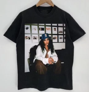 Sza Bootleg 90S Black T-Shirt, Sza Photoshoot Shirt, Music Rnb Singer Rapper Tee - Picture 1 of 3