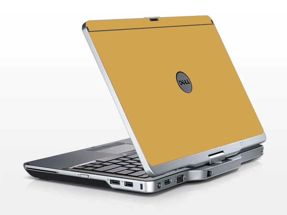 Calcomanía de cubierta de revestimiento de tapa de vinilo dorado para computadora portátil Dell Latitude XT3 Foto 1 de 1