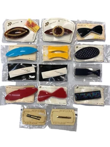 16 FERMAGLI CAPELLI ORIGINALI VINTAGE JEAN PAUL PINZE MOLLETTE MADE IN FRANCE - Picture 1 of 2