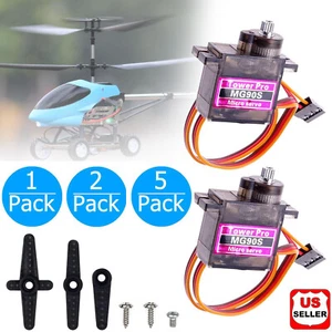 MG90S 9g Moto Servo Micro Metal Gear for Boat Car Plane RC Helicopter Arduino US - Picture 1 of 8