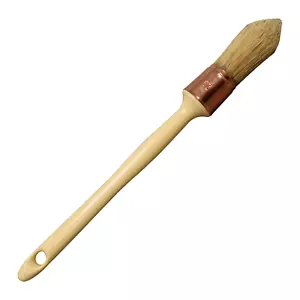 Cepillo de pintura de punta francesa Dixie Belle de 1 pulgada con cerdas naturales, nuevo - Imagen 1 de 1