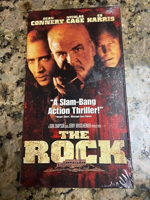 Original The Rock Factory Sealed VHS Sean Connery Nicolas Cage MINT - Image 1 of 4