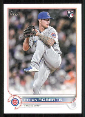 2022 Topps Update #US256 Ethan Roberts RC - Image 1 of 2