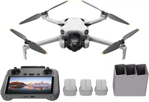 DJI Mini 4 Pro Fly More Combo Drone and RC 2 Remote Control with Built-in Screen - Picture 1 of 18
