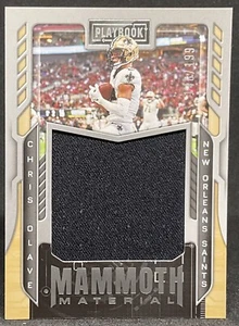 2022 Panini CHRIS OLAVE #'d/199 GOLD Mammoth Material NOLA Saints - Picture 1 of 2