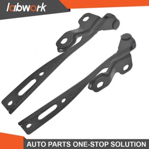 Labwork Pair Set Of 2 Hood Hinges Driver & Passenger Side Coupe Sedan Left Right - Picture 1 of 12