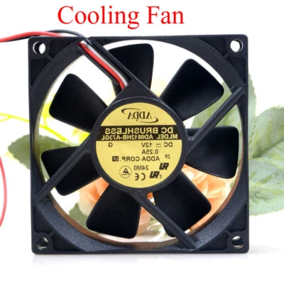 ADDA AD0812HB-A73GL 12V 0.25A 8025 8CM 3-wire Cooling Fan NEW - Image 1 of 4