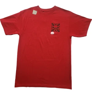 Camiseta VANS Off The Wall Para Hombre Gráfica Doble Cara Roja Talla Mediana - Imagen 1 de 14