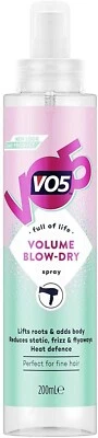 Vo5 Amplifying Volume + Heat Protection Blow Dry Lotion Spray 200ml - Image 1 of 2