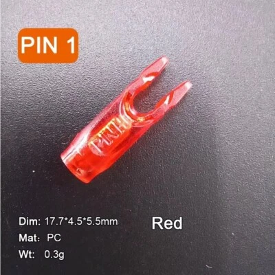 High Quality Plastic Arrow Nock Wing Variety  Color DIY Plastic Tails 50PCS - Image 1 of 4