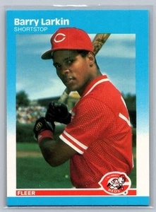 1987 Fleer RC Barry Larkin #204 - Picture 1 of 2