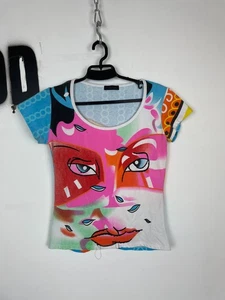 Custo Barcelona Retro Gráfico Niña Estampado Talla ~XS-S - Imagen 1 de 7