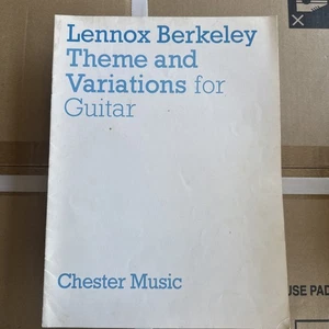 Lennox Berkeley Thema und Variation für klassische Gitarre seltene Vintage Noten - Bild 1 von 2