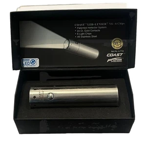 Torcia Coast LED Lenser Optoelectronics Light V6 LL7732 nuova con scatola acciaio inox - Foto 1 di 8