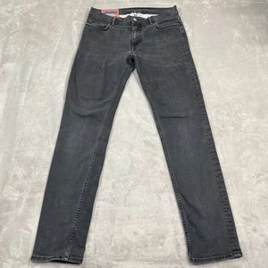 Acne Studios Jeans Mens 31X31 Black Gray Faded Wash Slim Bla Konst Stockholm - Picture 1 of 14