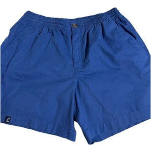 Crown & Ivy Men's Shorts Blue Sz Medium Zip Button Elastic & Drawstring Pockets - Picture 1 of 6
