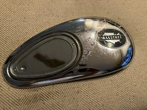 1966 Sears Allstate Puch 250 Twinkle Gas Tank Protector Chrome Used Right Side - Picture 1 of 8