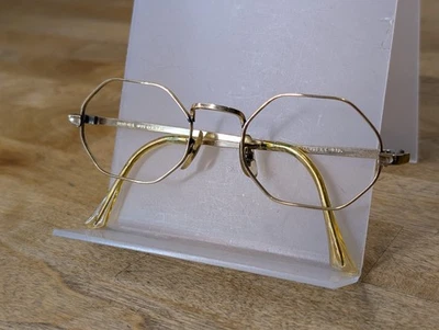 De colección HUD US 1/20 12K GF Lleno de Oro Ocatagon Gafas Marcos Hudson Foto 1 de 4