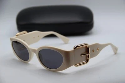 NEW MOSCHINO MOS154/S SZJIR IVORY GOLD AUTHENTIC SUNGLASSES W/CASE 53-23 - Image 1 of 4