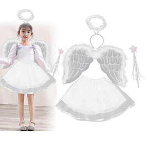 Angel Costume for Girls Apparel Kids Cosplay Child Princess Tutu Skirts for - Picture 1 of 7