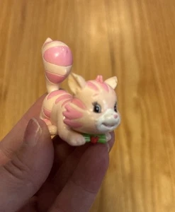 Vintage 2003 Strawberry Shortcake Custard Cat Pink Striped Figure Toy Rare - Picture 1 of 5