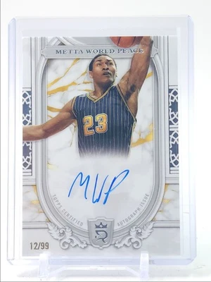 METTA WORLD PEACE 2023-24 TOPPS ROYALTY SUPERIOR SIGNATURES AUTO /99 Q5840 - Image 1 of 2