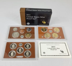 2011 S United States Complete Clad 14 Coin Proof Set with COA - Picture 1 of 15