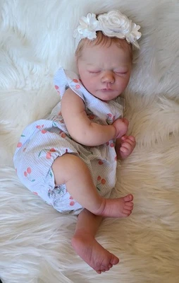 Realborn Brooklyn Sleeping Reborn Girl Doll by Bountiful Baby Newborn  - Image 1 of 4