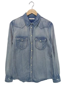 MANGO Camisa vaquera Mujeres Talla EU 36 azul look casual - Imagen 1 de 5