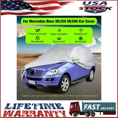 Cubierta de coche impermeable exterior protección contra el polvo para Mercedes-Benz ML250 impermeable Foto 1 de 4