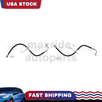 Par de mangueras de línea de freno delantero Sunsong para Kia Optima 2011 2012 2013 2014 2015 2016 Foto 1 de 4