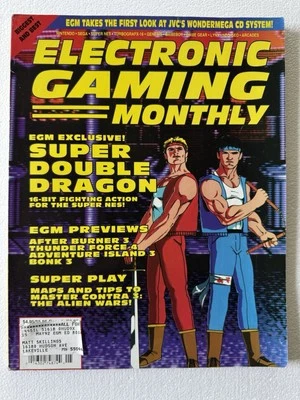 Electronic Gaming Monthly Magazine May 1992 Super Double Dragon Master Contra 3! - Image 1 of 4
