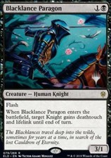MTG-1x-Light Play, English-Blacklance Paragon - Foil - Promo Pack-Promo Pack: Th