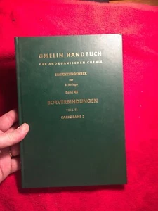 Gmelin Handbook of Inorganic and Organometallic Chemistry - 8th Edition:... - Picture 1 of 8