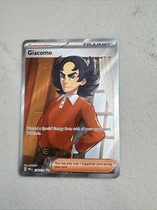 Giacomo 138/131 Full Art Trainer Prismatic Evolutions Pokemon IN HAND - Bild 1 von 2