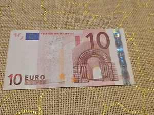 2002 GERMAN 10 EURO X SERIAL PAPER MONENY  - Picture 1 of 4