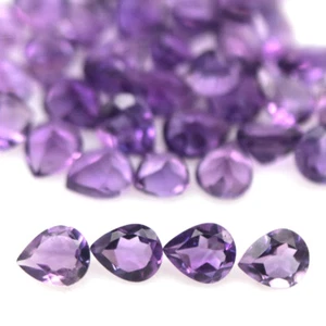 12.41 CT. Unheated 40Pcs Purple Color Change To Pink Amethyst Brazil Pear - Picture 1 of 4