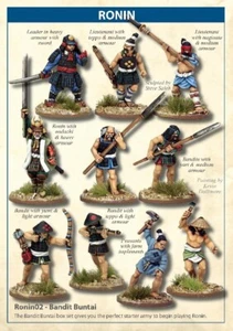 🌳28mm Bandit Buntai, escaramuza samurai, para reglas Ronin. Nuevo en caja - Imagen 1 de 1