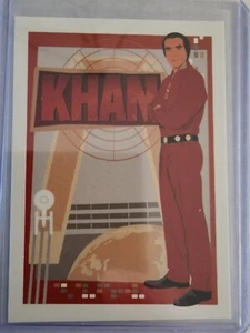 Star Trek TOS The Original Series Portfolio Prints Rewards Chase Card U10 Khan - Picture 1 of 2